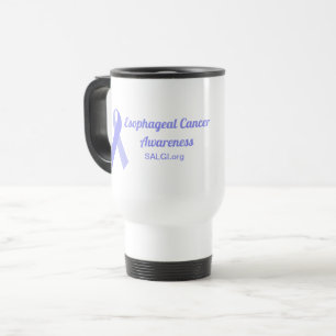 Voyage Conscience du cancer de l'oesophage Mug de voyage,