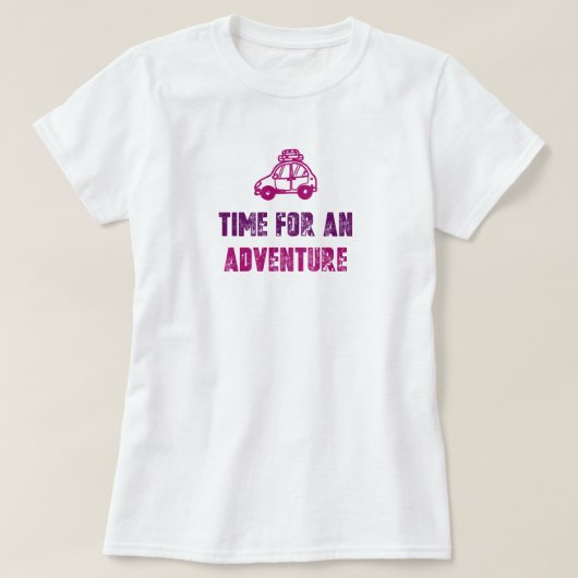 Voyage d'aventure Temps de voyage T-shirt (Design devant)