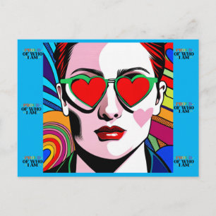 Voyage de fierté et carte postale d'identité