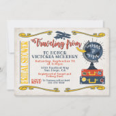 Voyage de Miss à Mme Bridal Shower invitation (Devant)