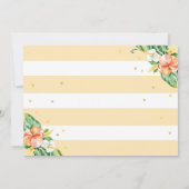 Voyage De Mlle À Mme Fête des mariées Invitation (Dos)