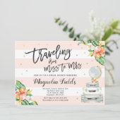 Voyage De Mlle À Mme Fête des mariées Invitation (Debout devant)