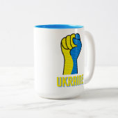 VOYAGE DE POINTE D'Ukraine : Mug café à deux tons (Devant droit)