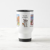 Voyage De Tels Buns Mignonnes Mug De Lapin Personnalisé (Centre)