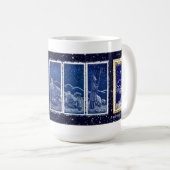 "Voyage des bergers", la Mug de la carte de Noël (Devant droit)