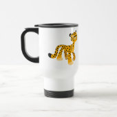 Voyage Dessin de promenade mignon Cheetah Commuter Mug (Gauche)