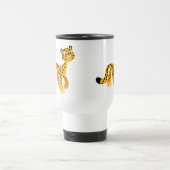 Voyage Dessin de promenade mignon Cheetah Commuter Mug (Centre)