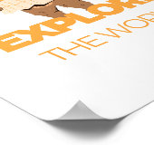 Voyage devis Explorer le monde Poster (Coin)