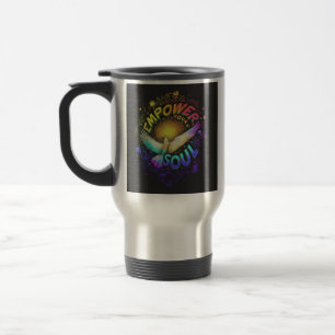 Voyage "Donner du pouvoir à votre âme" Mug de café de voy