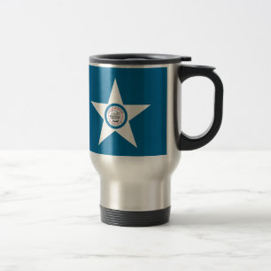 Voyage Drapeau de la ville de Houston, Texas Travel Mug