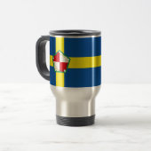 Voyage Drapeau de Pembrokeshire Travel Mug (Devant gauche)