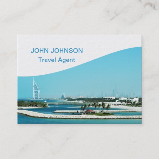 Voyage Dubaï Carte de visite (Devant)