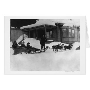 Voyage en famille par Dog Sled en Alaska