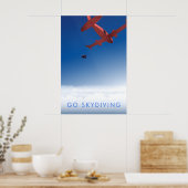 Voyage en parachutisme Affiche de voyage (Cuisine)