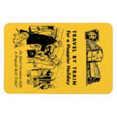 Voyage En Train Pennsylvania Railroad Photo Magnet (Horizontal)
