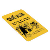 Voyage En Train Pennsylvania Railroad Photo Magnet (Côté Droit)