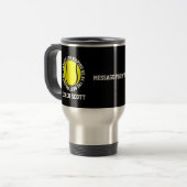 Voyage Entraîneur de tennis d'Merci Travel Mug (Devant gauche)