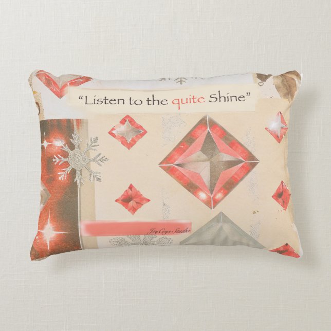 Voyage et Lumière Chaude – Long Coussin Vintage (Devant)