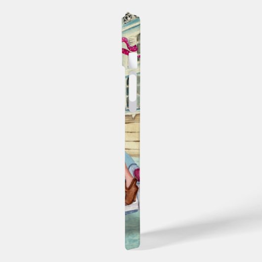 Voyage fille à Paris | coque Iphone 7 (Verso / Gauche)