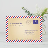 Voyage / Invitation de la fête d'adieu (Debout devant)