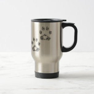 Voyage J'aime mon animal de compagnie Voyageurs Mug