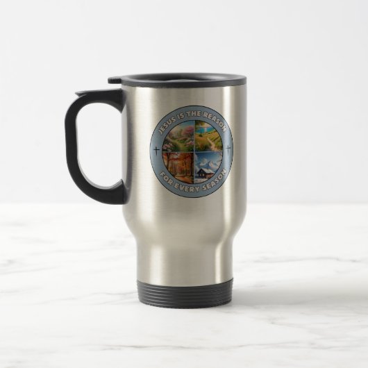 Voyage Jésus est la raison de chaque saison - Travel Mug (Gauche)