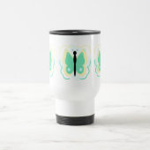 Voyage Jolie Mug De Papillon Jaune Et Vert (Centre)
