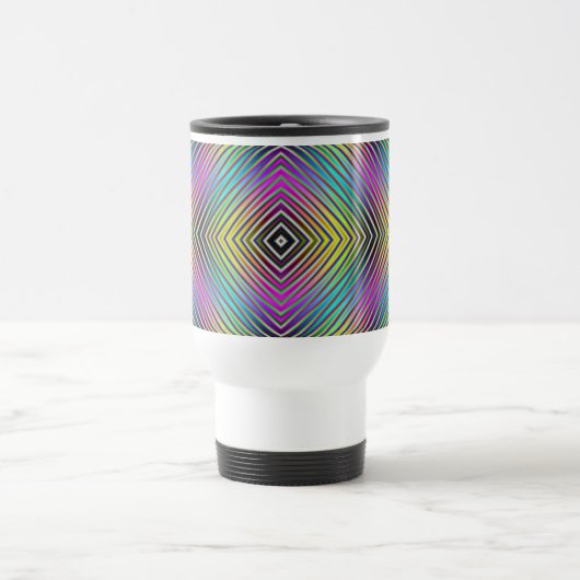 Voyage Lignes de diamant Mug (Centre)