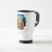 Voyage Lizard de squelette en Citrouille avec Mug de bièr (Devant droit)