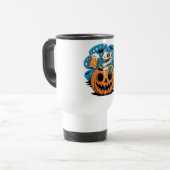 Voyage Lizard de squelette en Citrouille avec Mug de bièr (Devant gauche)