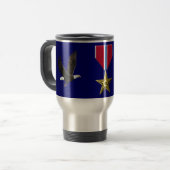 Voyage Médaille de bronze étoile Mug (Devant gauche)