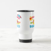 Voyage Mon Été Est Réservé Mug De Café À Deux Tons (Centre)