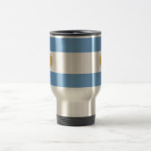 Voyage Mug avec le drapeau de l'Argentine (Centre)