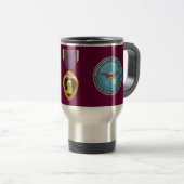 Voyage Mug de coeur pourpre (Devant droit)