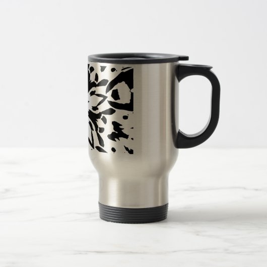 Voyage Mug de fleurs graphiques (Droit)
