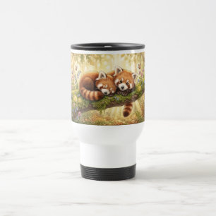 Voyage Pandas Rouges de la Forêt Enchantée - Mug Charming