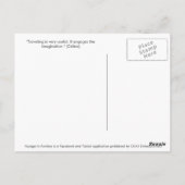 Voyage par carte postale vers l'Imaginaire - Le Cr (Dos)