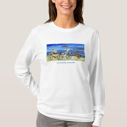 Voyage par Tandem Bicycle TShirt (Devant)