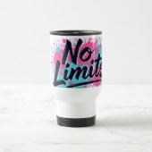 Voyage Pas de limite Mug Motivationnel - Splash Art (Centre)