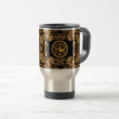 Voyage Phoenix en fleurs : Mug de mythologie Vintage" (Devant droit)