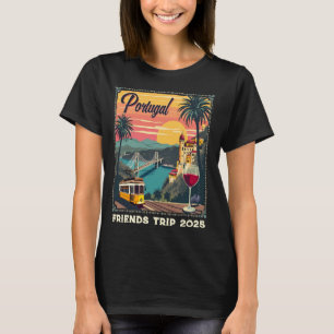 Voyage Portugal - T-Shirt Retro Personnalisable
