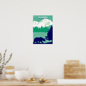 Voyage Poster vintage Alaska (Cuisine)