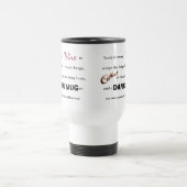 Voyage Prière pour la sérénité du vin/café - Mug de voyag (Centre)