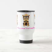 Voyage Princesse Dog Coffe Travel Mug de Yorkshire (Centre)