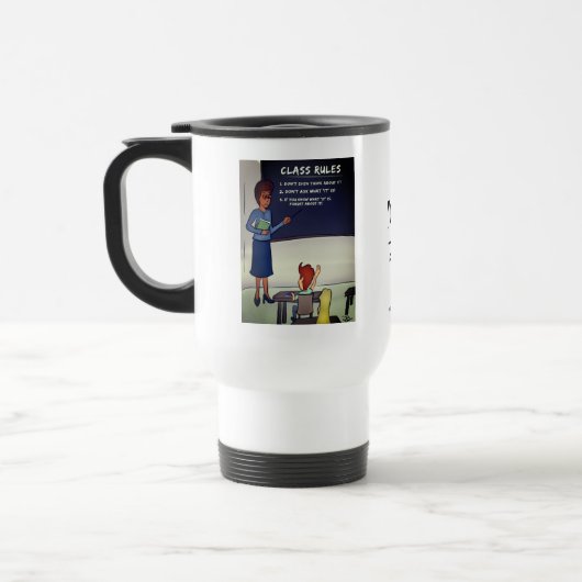 Voyage Règles de classe Travel Mug (Gauche)