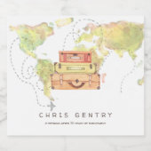 Voyage Retraite Étiquette de la bière (Étiquettes simples)