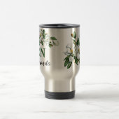 Voyage RN Bouquet floral vert Magnolia Mug de graduation (Centre)