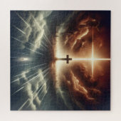 Voyage sacré - Puzzle de lumière de l'espoir (Horizontal)