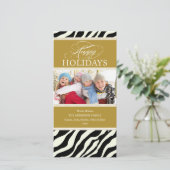 VOYAGE SAFARI | CARTE PHOTO DE VACANCES (Debout devant)