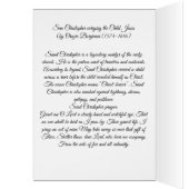 Voyage saint patron Saint Christopher (Intérieur (Gauche))